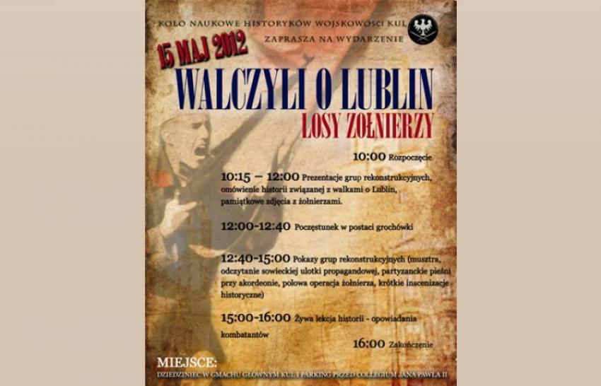 Plakat Walczyli o Lublin